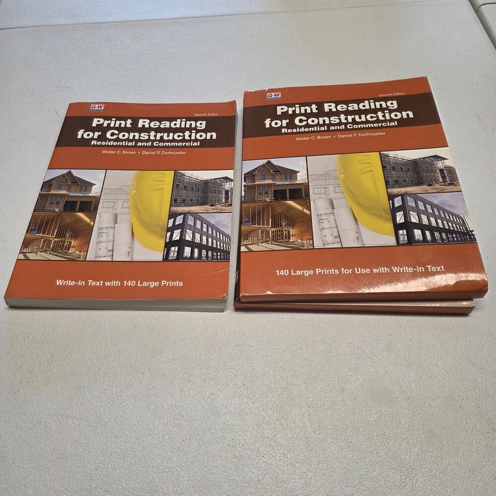 Print Reading for Construction Residential Commercial 7th Edition Large Prints